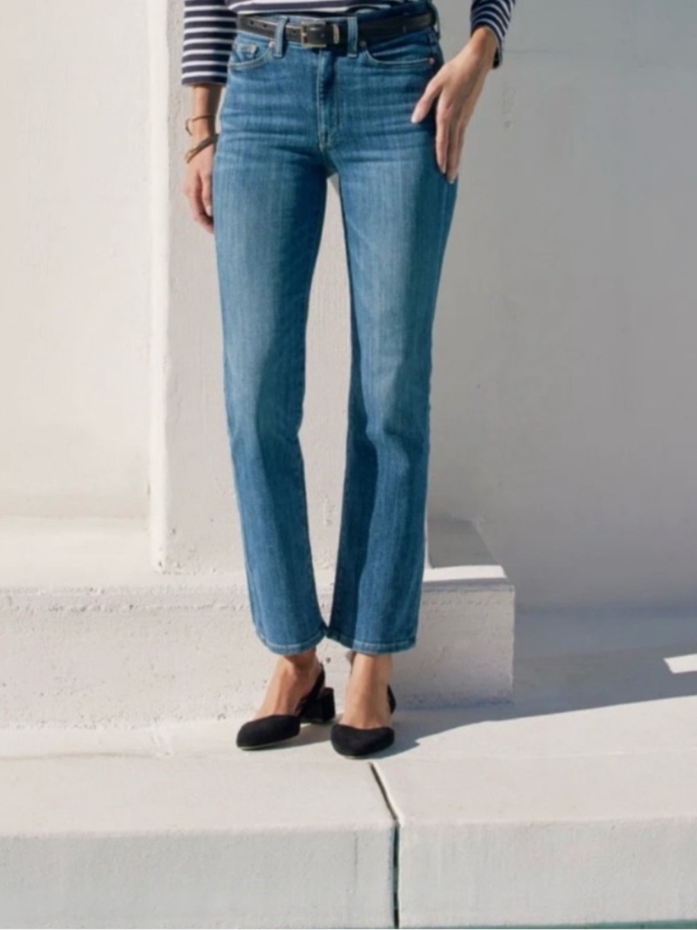 AYR Jeans The Pop Straight Ankle in Laid Back